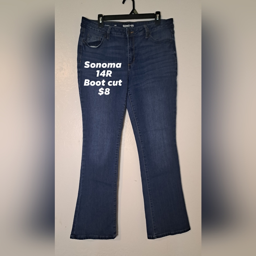 Sonoma Women's Dark Blue Boot Cut Jeans
